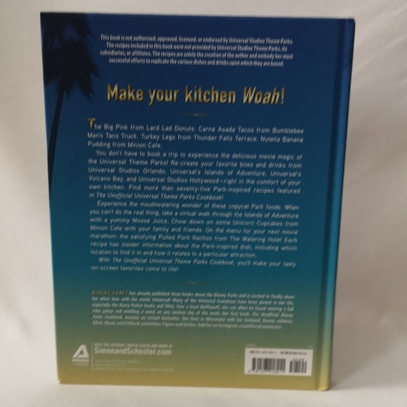 Brand New Unofficial Universal Theme Parks Hardcover Cookbook with Colour Photos - Picture 2 of 5